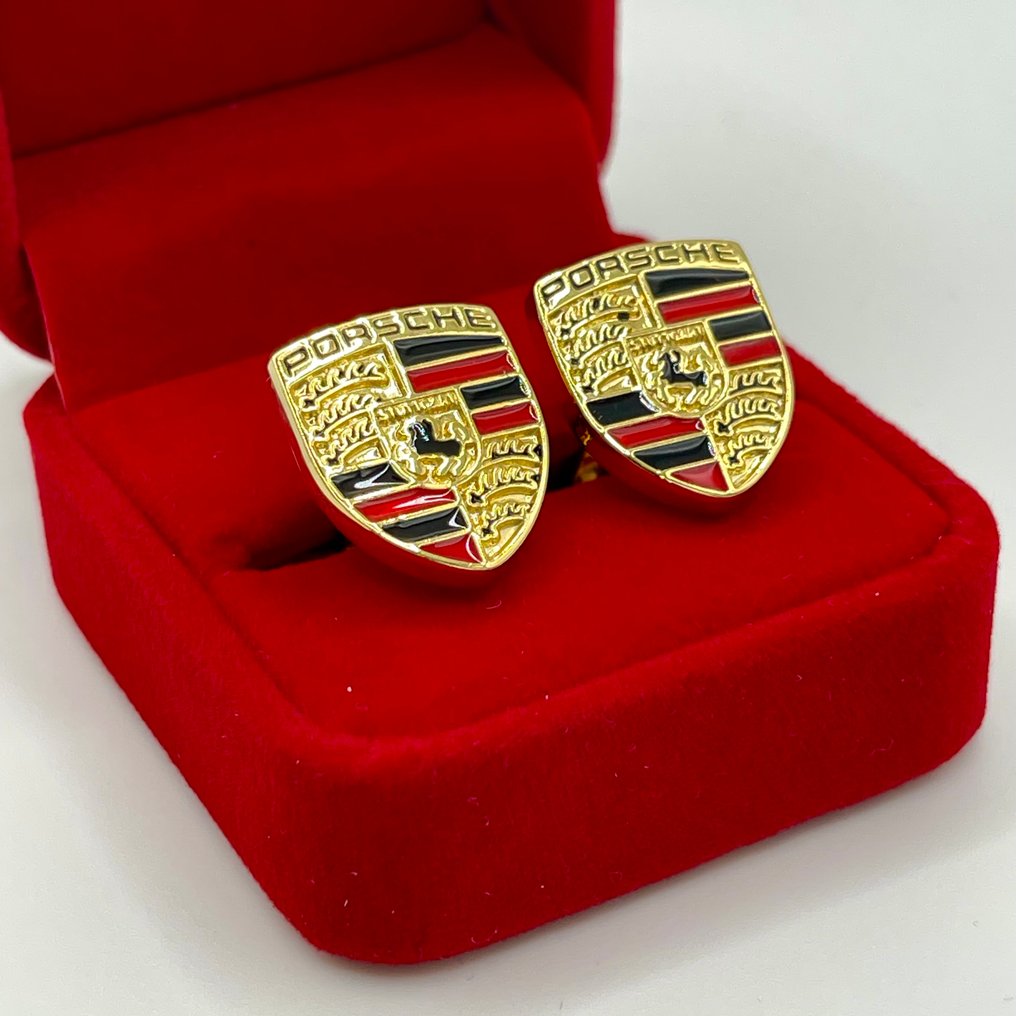 Oro Laminado (18k) - Manchetknapper - PORSCHE #1.0