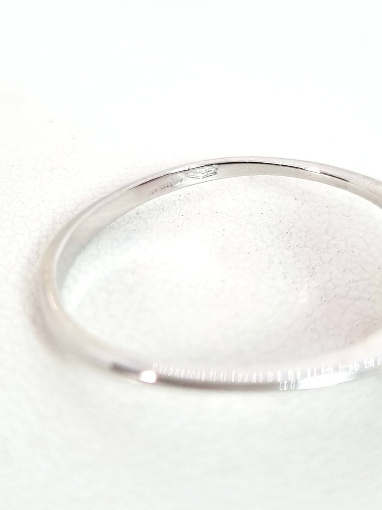 Δαχτυλίδι - 18 καράτια Λευκός χρυσός Ρουμπίνι - Διαμάντι #2.1