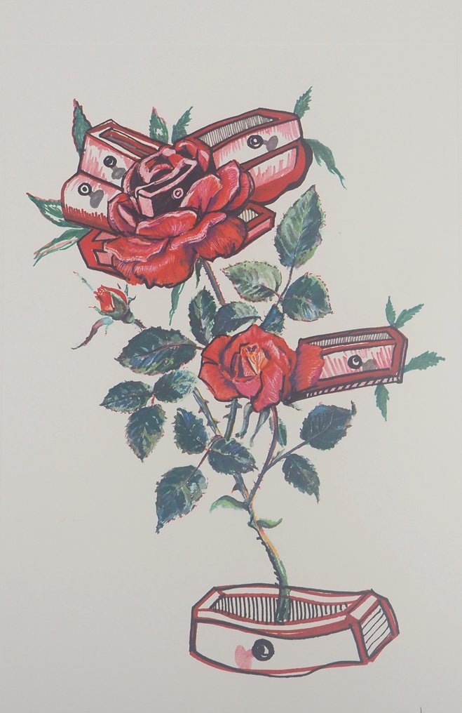Salvador Dali (1904-1989) - Rose aux tiroirs #1.0