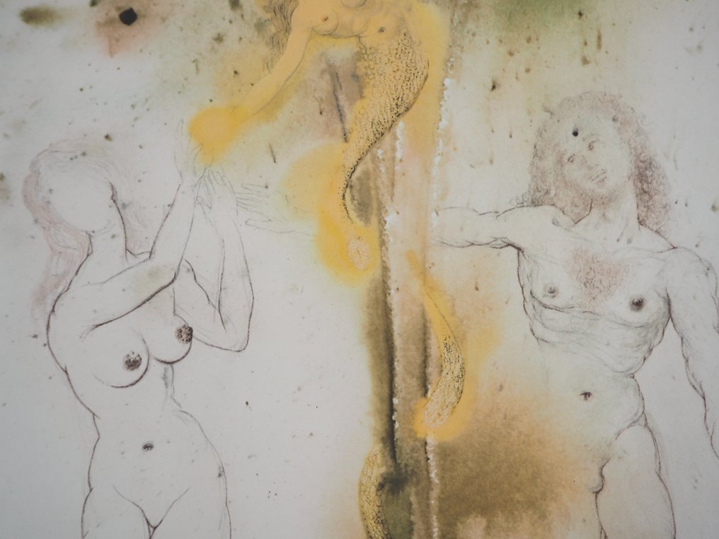 Salvador Dali (1904-1989) - Biblia Sacra : Adam et Eve #2.1