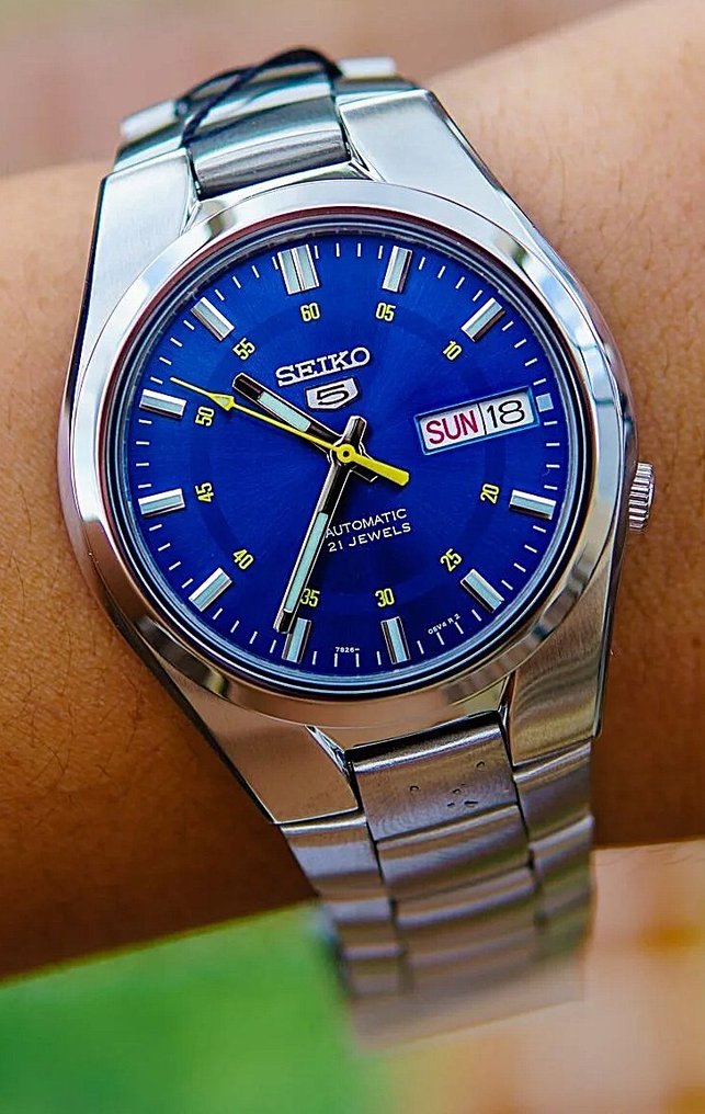 Seiko - SEIKO 5, DIAL BLU, RARO - Zonder minimumprijs - Heren - 2025 #1.0