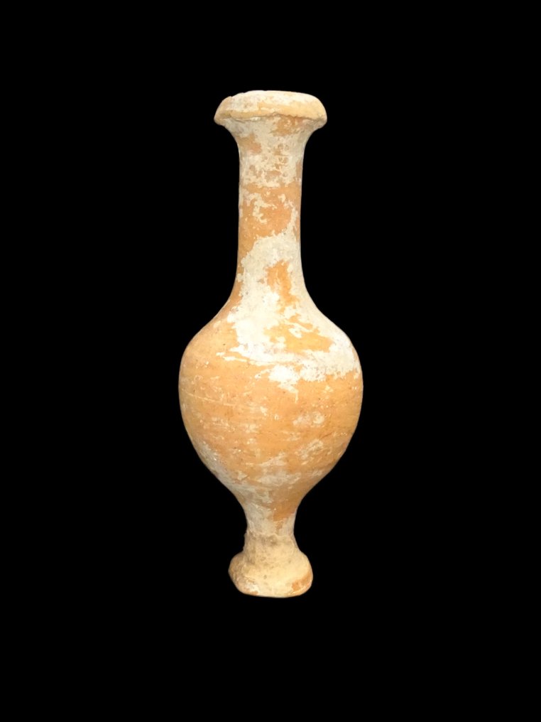 Αρχαία Ελληνική, Ελληνιστική Αμφορίσκο από κεραμικό - 3η/2η αι. π.Χ. - πιστοποιημένο από τον Ντάνιελ Λεμπωριέ (χωρίς τιμή ασφαλείας) #1.0