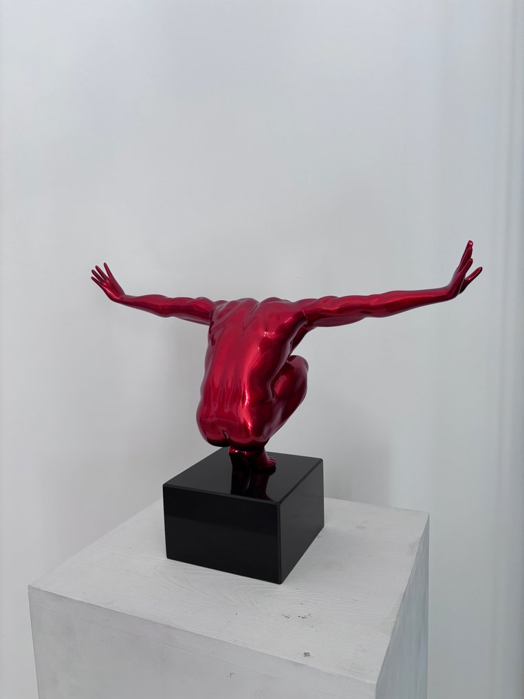 Γλυπτό, Atleta - 32 cm - Ρητίνη, Μάρμαρο #3.2