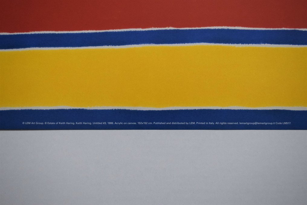 Keith Haring (after) - UNTITLED #3 - Original vintage poster - Year 1998 #4.3