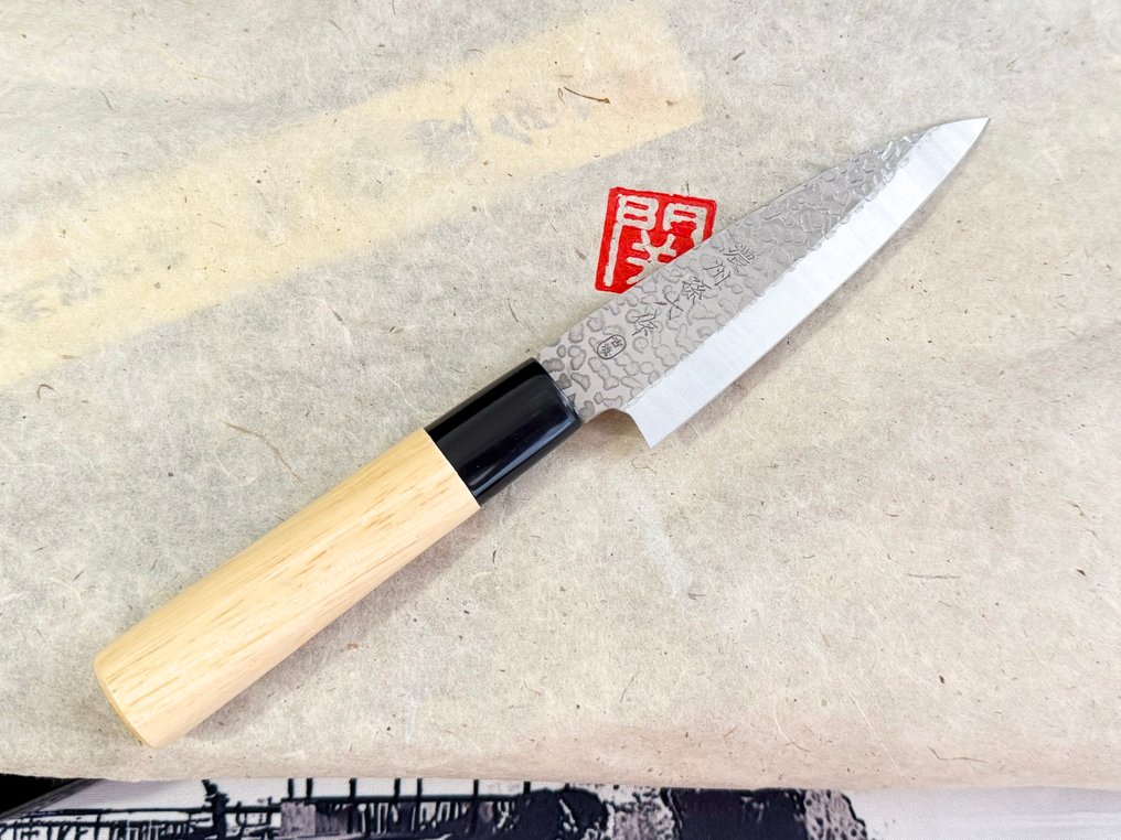 Satake SWORD SMITH - Küchenmesser - Deba bōchō - Stahl - Japan - Geprägtes japanisches kleines DEBA. #1.0