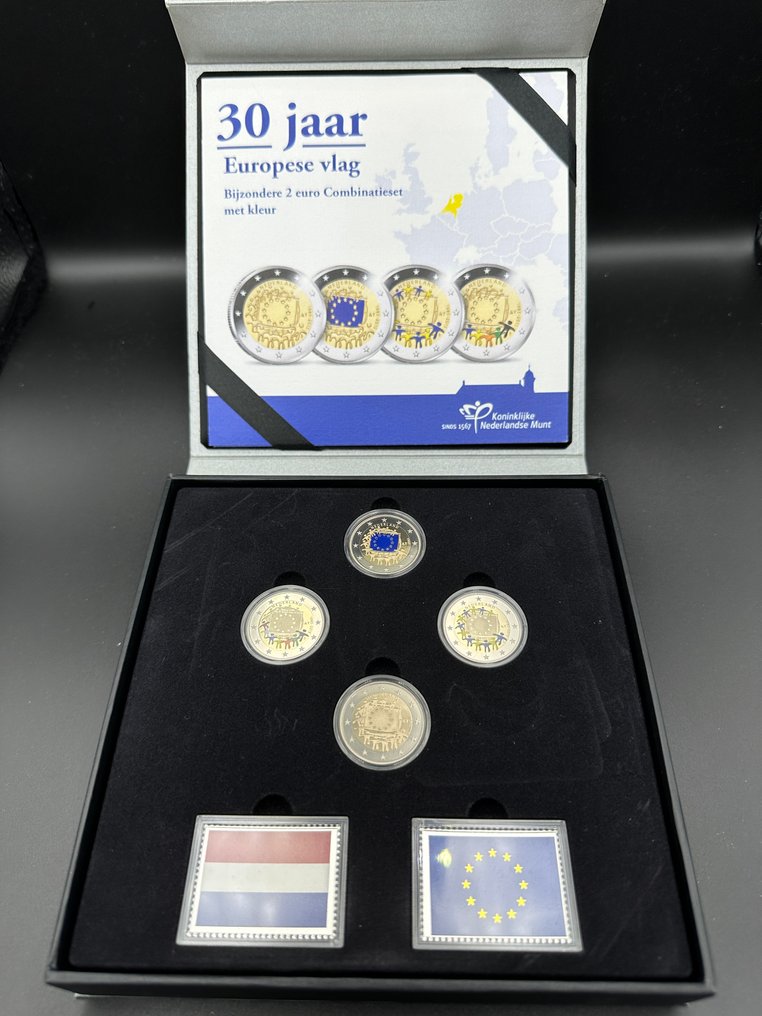 Netherlands. 2 Euro 2015 "30 Jaar Europese Vlag" - met kleur Proof #1.0