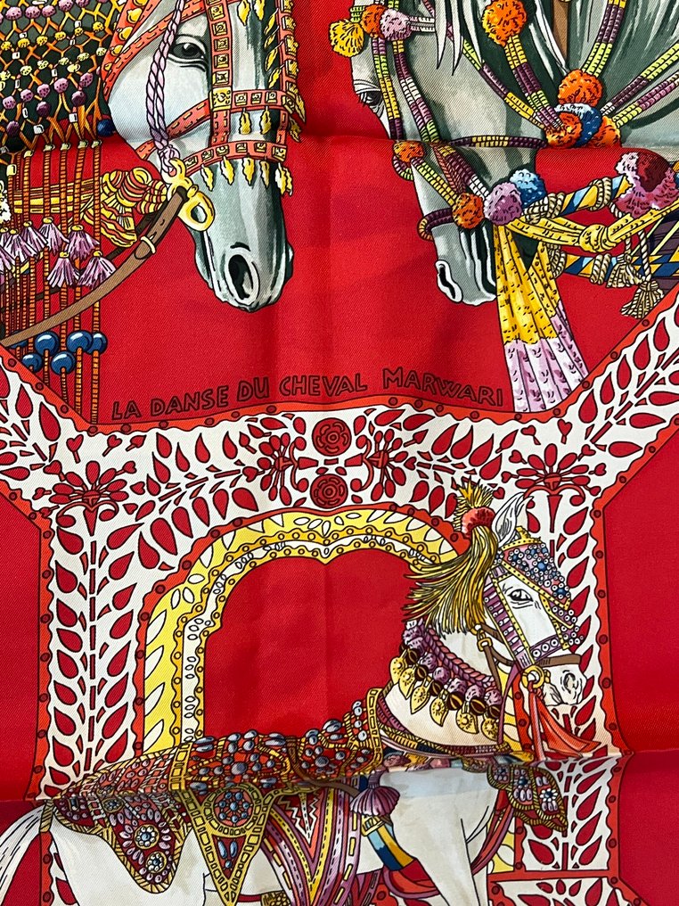 Hermès - la danse de cheval Marwari - Könnyű selyem #1.0