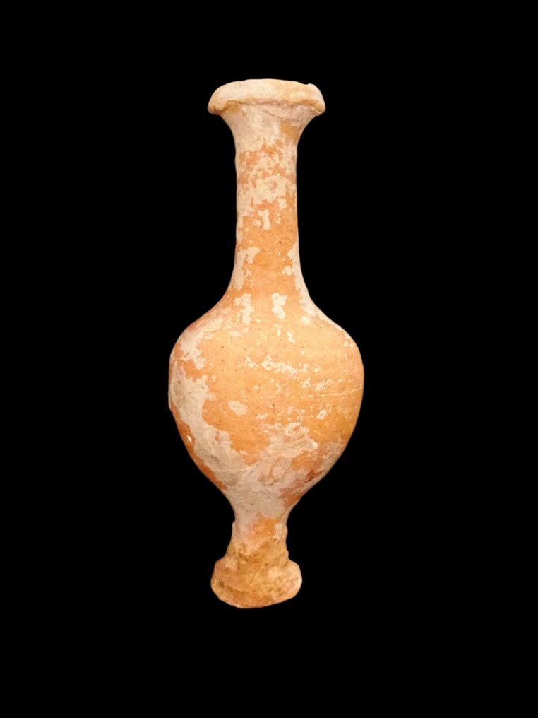 Αρχαία Ελληνική, Ελληνιστική Αμφορίσκο από κεραμικό - 3η/2η αι. π.Χ. - πιστοποιημένο από τον Ντάνιελ Λεμπωριέ (χωρίς τιμή ασφαλείας) #3.2