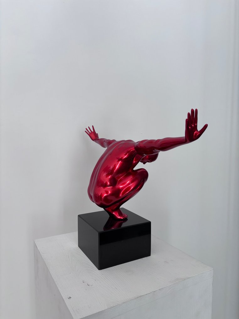 Γλυπτό, Atleta - 32 cm - Ρητίνη, Μάρμαρο #4.3