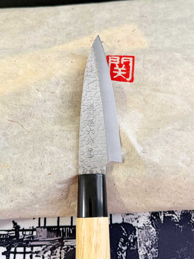 Satake SWORD SMITH - Küchenmesser - Deba bōchō - Stahl - Japan - Geprägtes japanisches kleines DEBA. #4.3