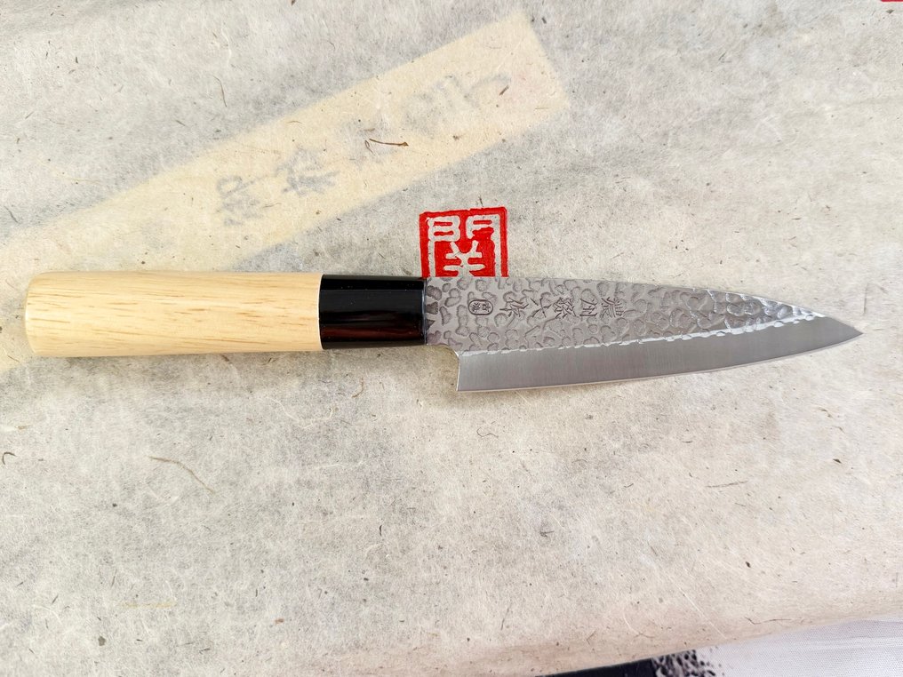 Satake SWORD SMITH - Küchenmesser - Deba bōchō - Stahl - Japan - Geprägtes japanisches kleines DEBA. #2.1
