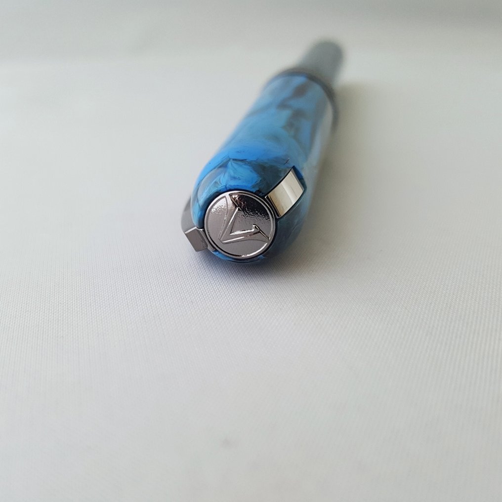 Visconti - Marble - Blue - Black Silver - New - Zonder Minimumprijs - Vulpen #3.2