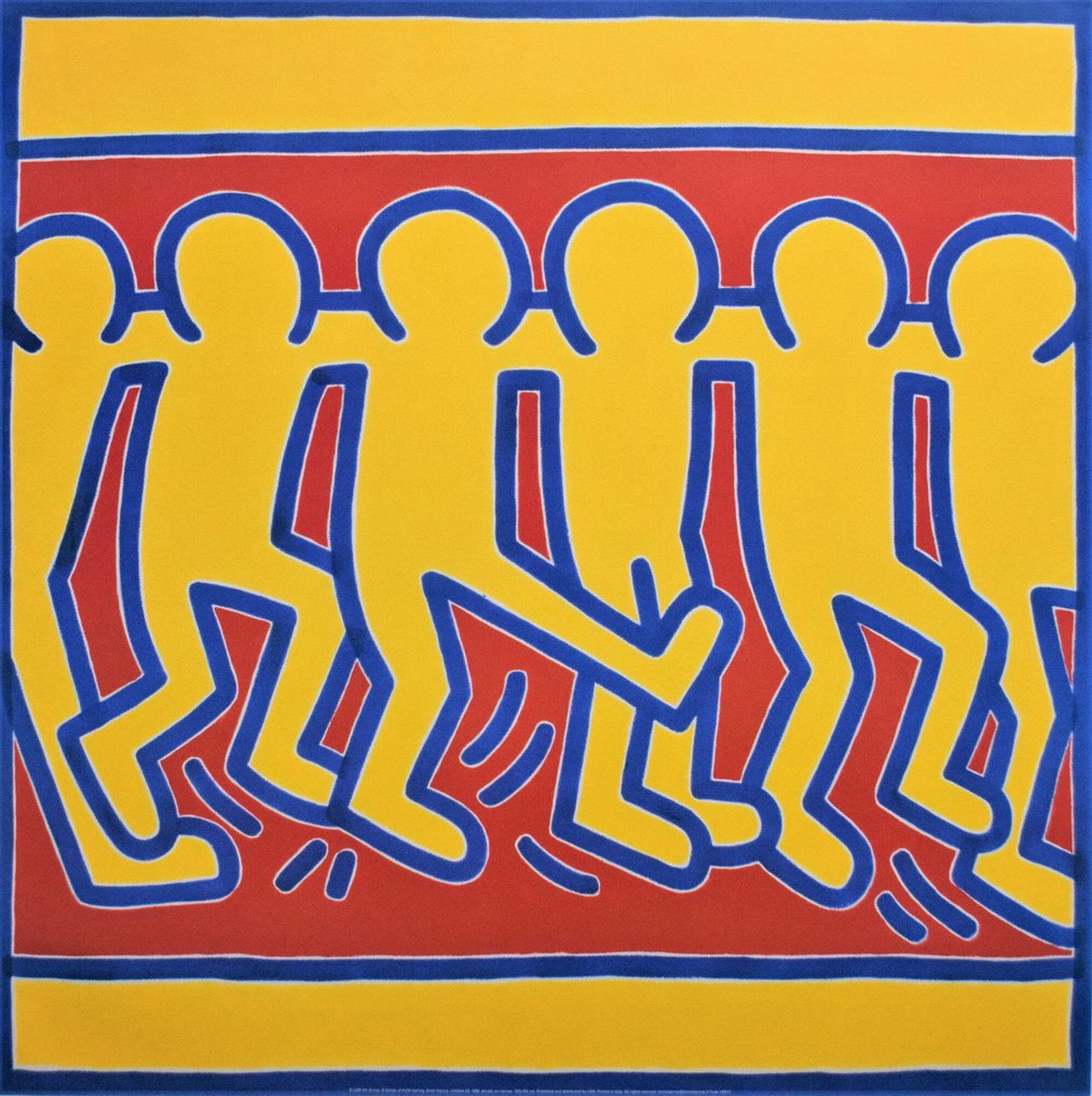 Keith Haring (after) - UNTITLED #3 - Original vintage poster - Year 1998 #1.0