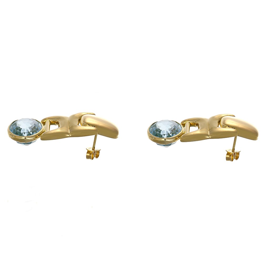 耳环 - 18K包金 黄金 -  16.00ct. tw. 黄宝石 #4.3