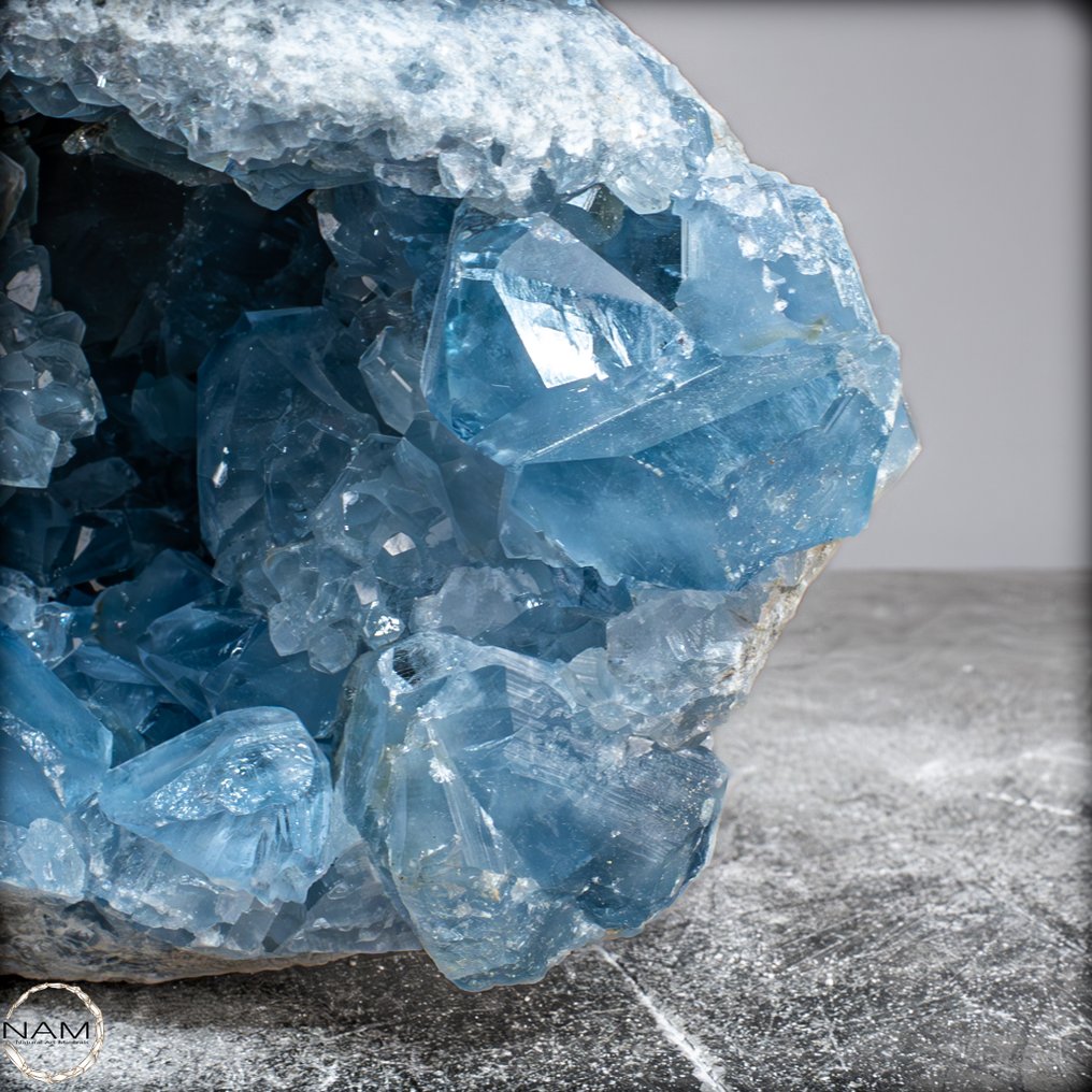 Természetes celestin drúza kiváló minőségű- 10615.22 g #1.0