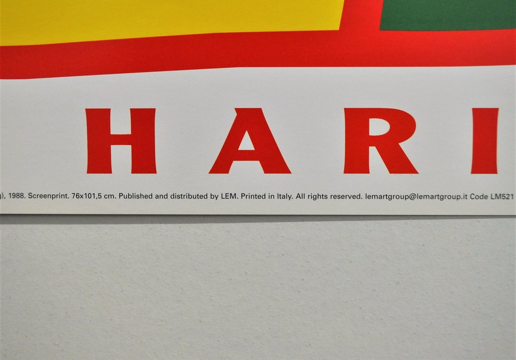 Keith Haring (after) - UNTITLED 1988 - Original vintage poster - Year 1998 #4.3