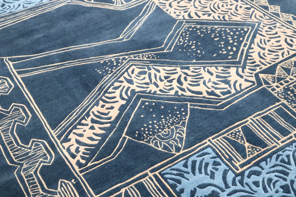 Moderne designer tæppe - Tæppe - 295 cm - 200 cm - naturfarver #4.3