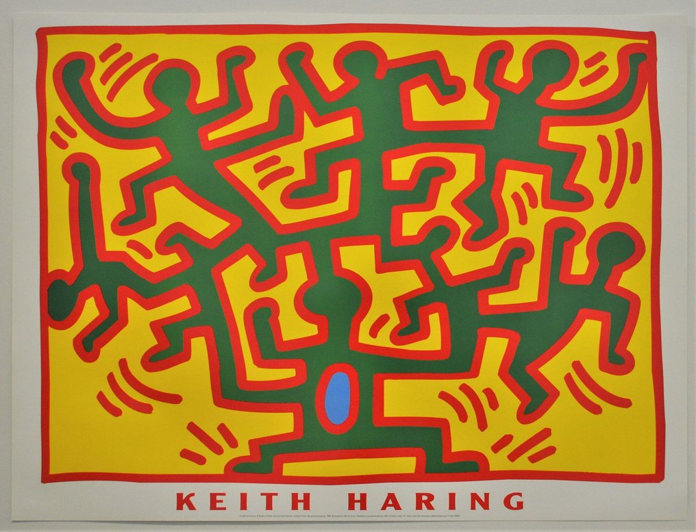 Keith Haring (after) - UNTITLED 1988 - Original vintage poster - Year 1998 #1.0