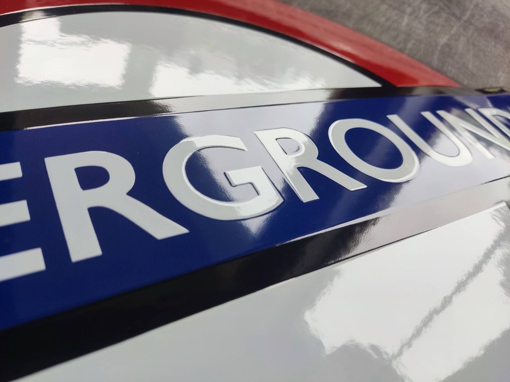 Underground - enamel sign Underground Metro U-Bahn subway Emailschild Emaille Schild #2.1