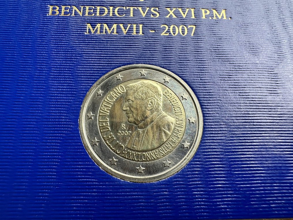 教廷. 2 Euro 2007 "80° Benedetto XVI"  (沒有保留價) #1.0