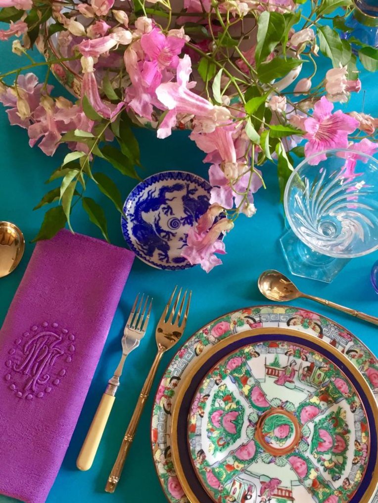 Toalha de mesa para mesas grandes, com uma cor azul turquesa elegante. - Toalha de mesa  - 270 cm - 180 cm #1.0