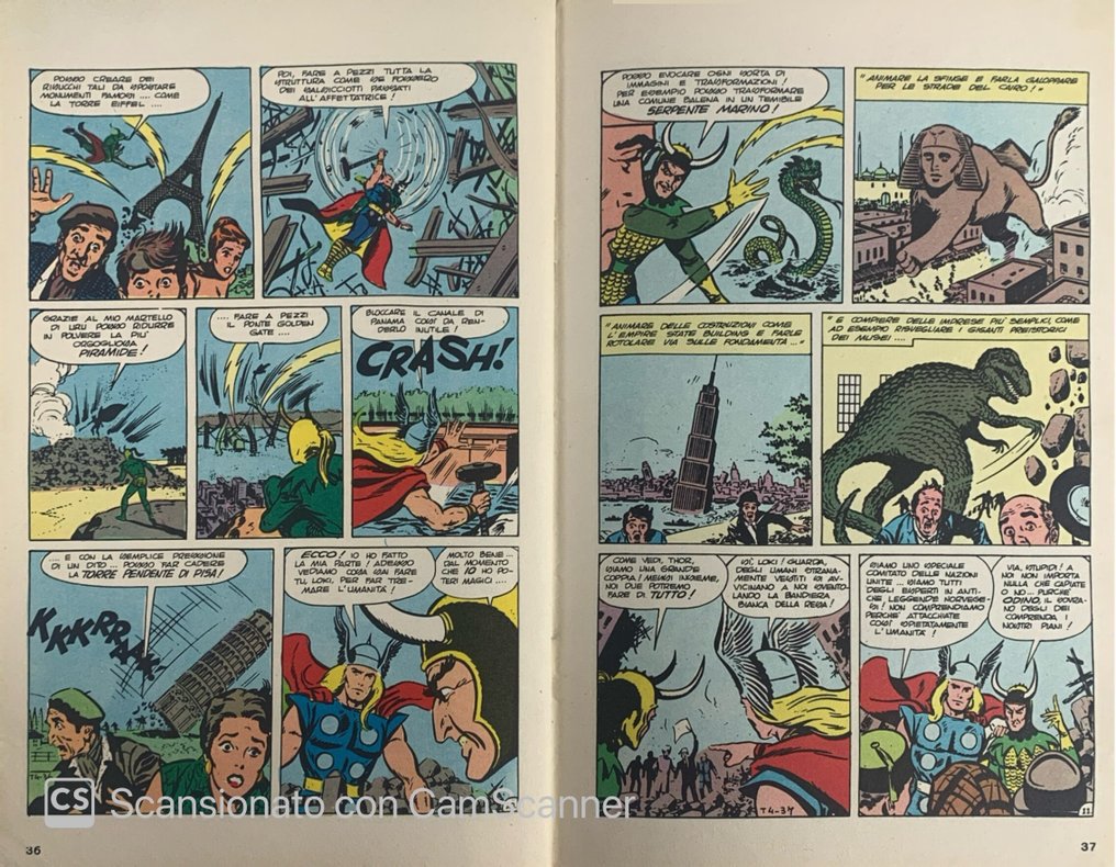 Thor, The Mighty Thor - Lotto di fumetti Marvel/Corno - 12 Comic - EO - 1971 #3.2