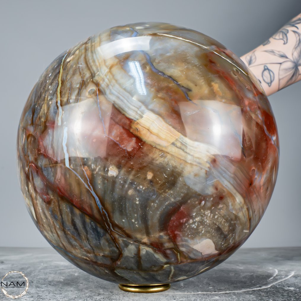 Ein Monument der Natur Die Achat-Kugel – kraftvoll, sinnlich, elementar- 12489.33 g #4.3