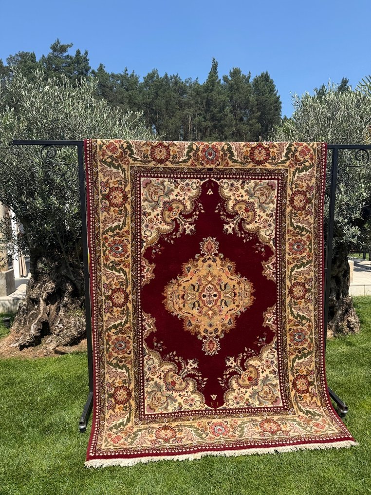 Μοναδικός Indo Tabriz - Χαλί - 245 cm - 165 cm #1.0