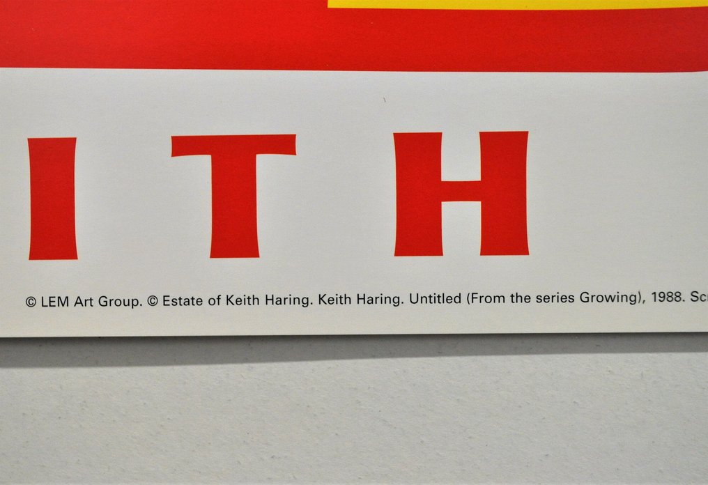 Keith Haring (after) - UNTITLED 1988 - Original vintage poster - Year 1998 #3.2