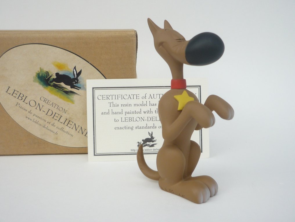 Lucky Luke - 1 Figurine - Leblon Delienne LLL03 - Rantanplan fait le beau - 2005 #1.0