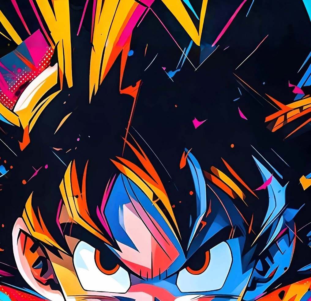 Canvas Fit - Alberto Ricardo - “Voluntad Inquebrantable: Goku & Naruto” (Díptico en lienzo – Edición limitada) #1.0