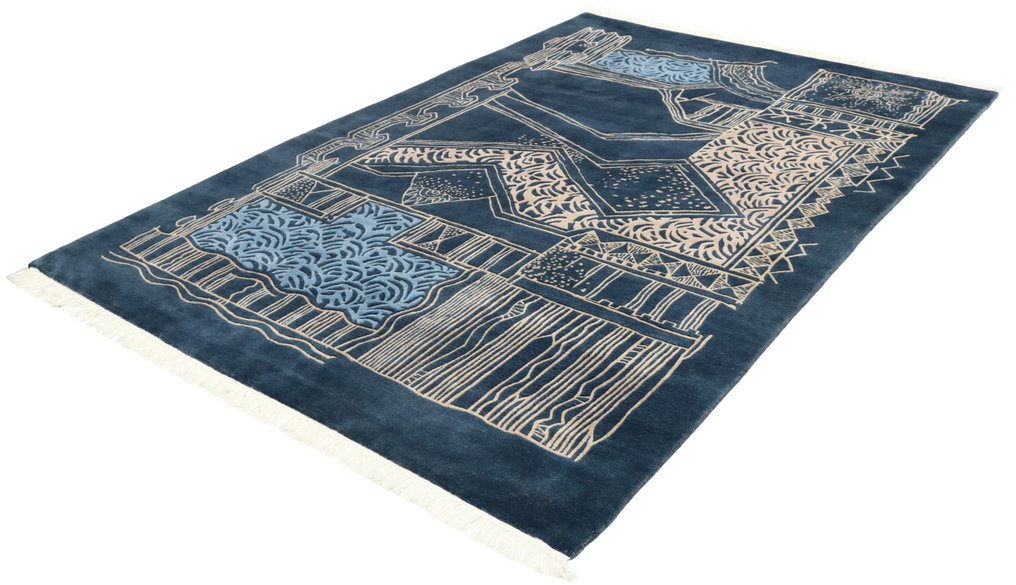 Moderne designer tæppe - Tæppe - 295 cm - 200 cm - naturfarver #1.0