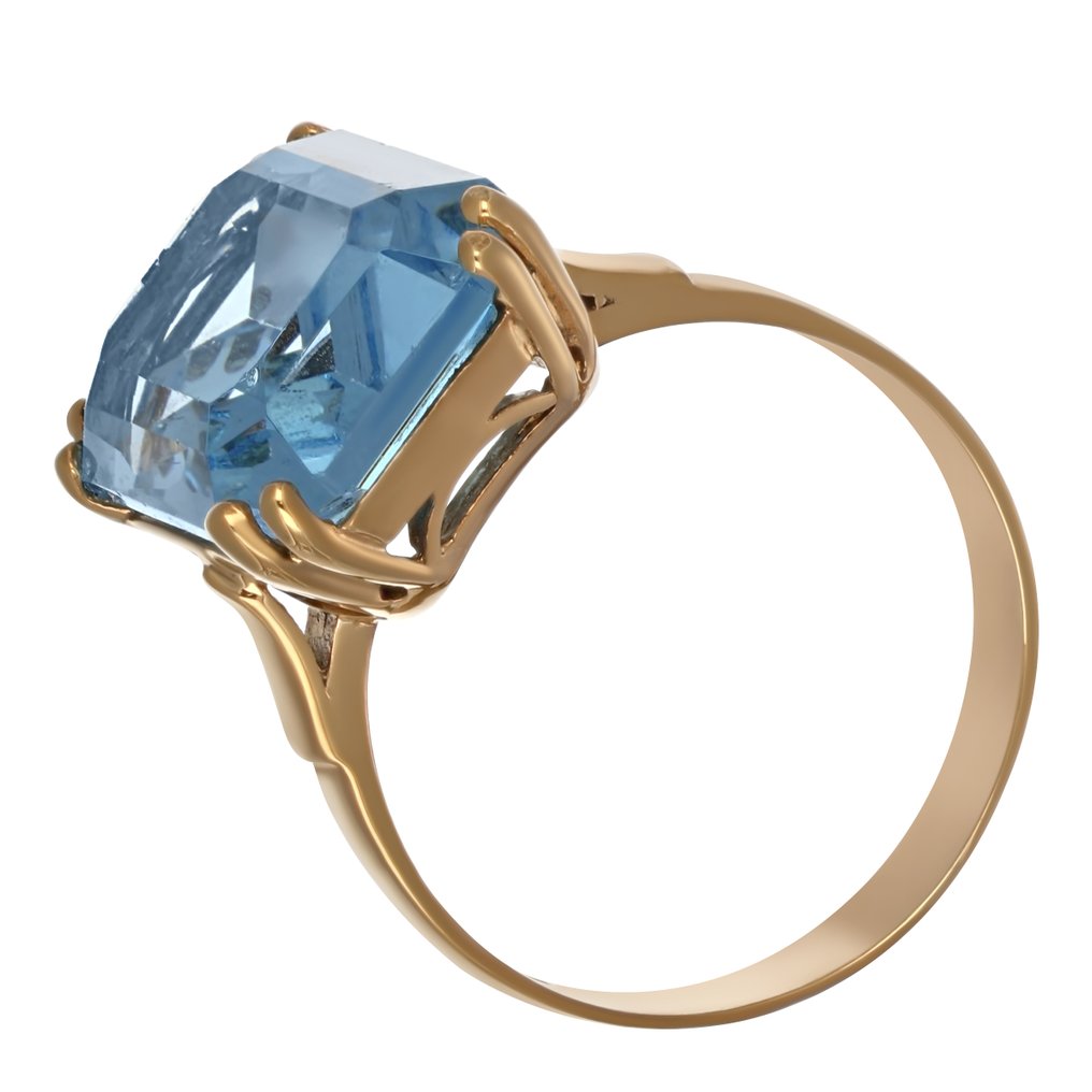 戒指 - 18K包金 黄金 -  9.70ct. tw. 黄宝石 #3.2