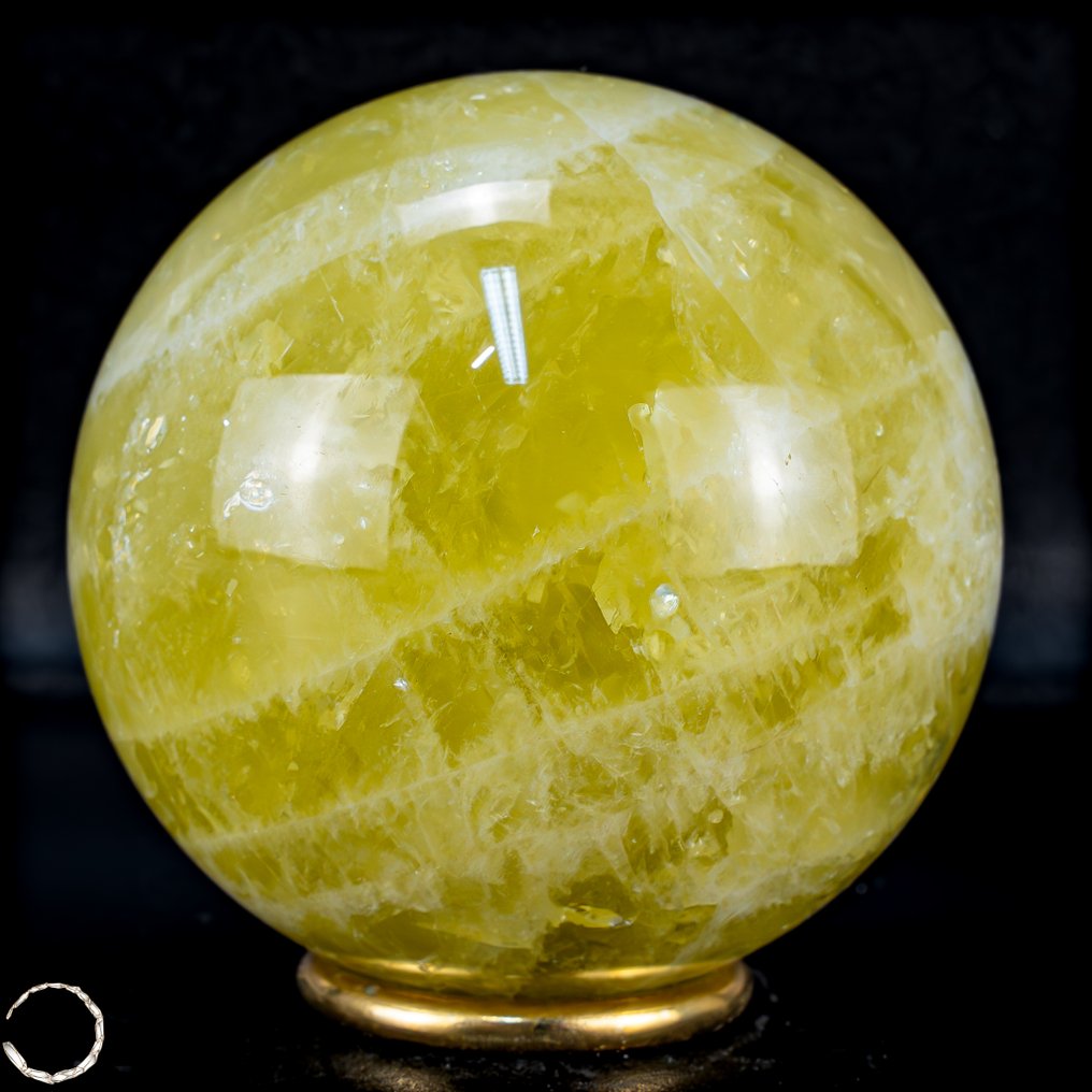 一流品质黄水晶球 Crystal- 838.82 g #3.2