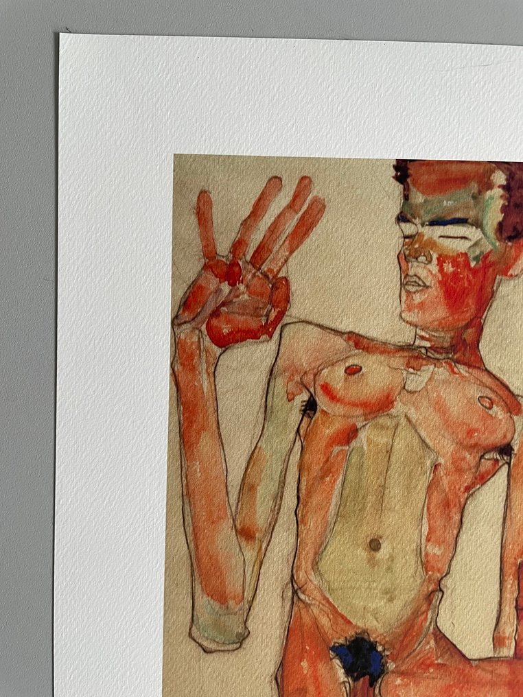 Egon Schiele (1890-1918), after - Zelfportret #1.0