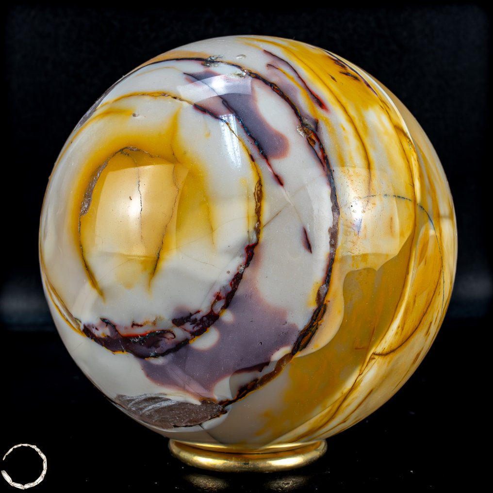 Mookaite natural rara de máxima calidad Sphere- 1581.33 g #1.0