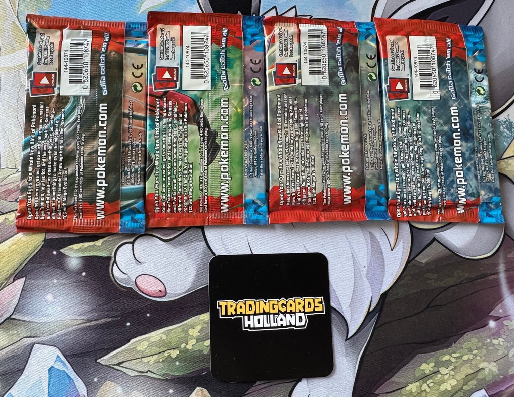 Pokémon - 1 Booster pack - 4 Pokemon XY Base Factory Sealed Booster Packs ARTSET Ultra Rare Good Condition ERROR Packs 1 Card - WOTC #1.0