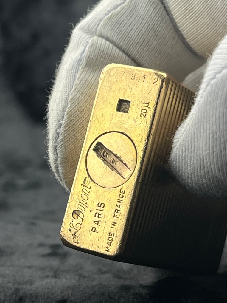 S.T. Dupont - RARE Vintage Line 1 - Feuerzeug - Vergoldet #4.3