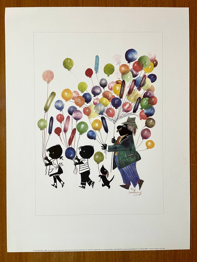 Fiep Westendorp - "Jip en Janneke balloons" 1998 #2.1