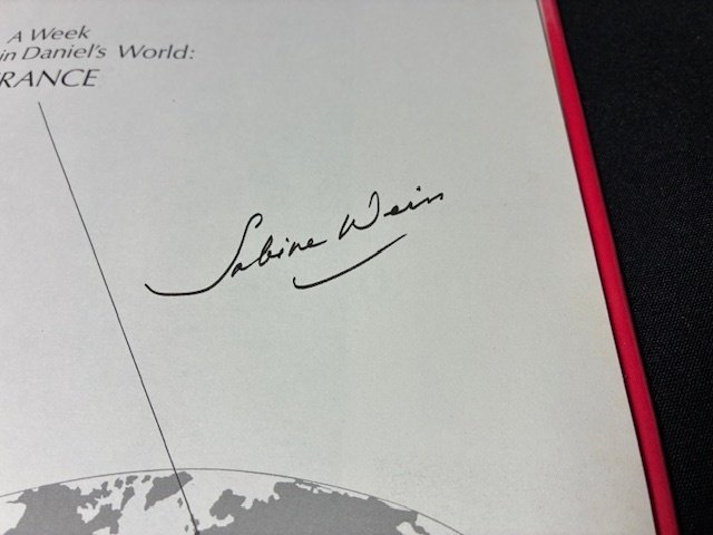 SIGNED; Sabine Weiss - A Week in Daniel's World: France (SECOND BOOK) - 1969 #2.1