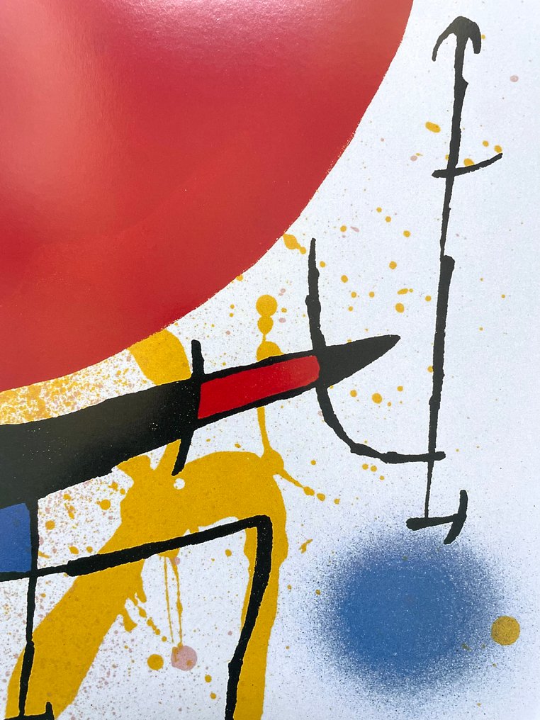 Joan Miró (after) - Le Soleil Rouge - Offset Lithography - M&S licensed print - 1997 #4.3