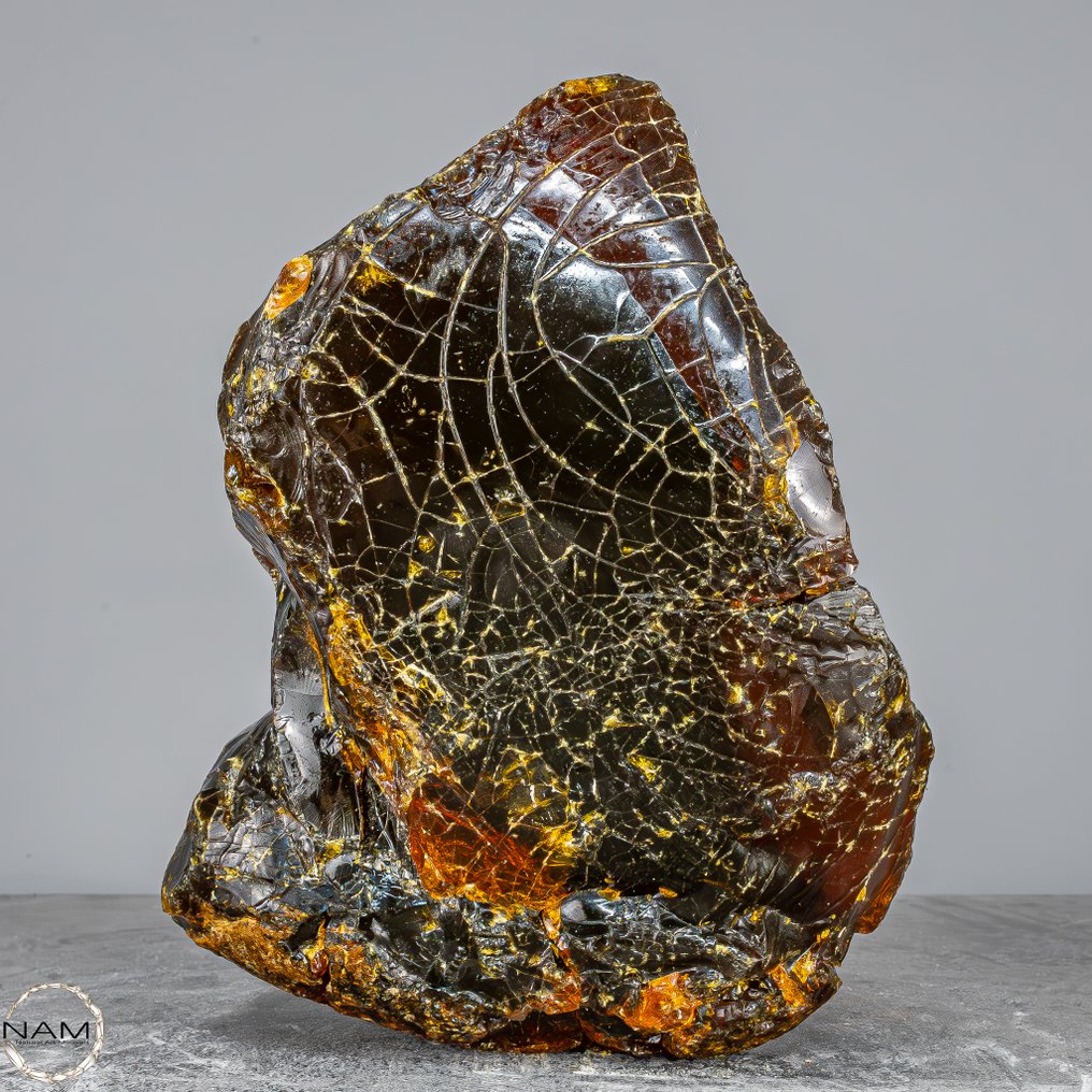 令人惊叹的天然红色珀琥珀 来自印度尼西亚- 1940.52 g #1.0