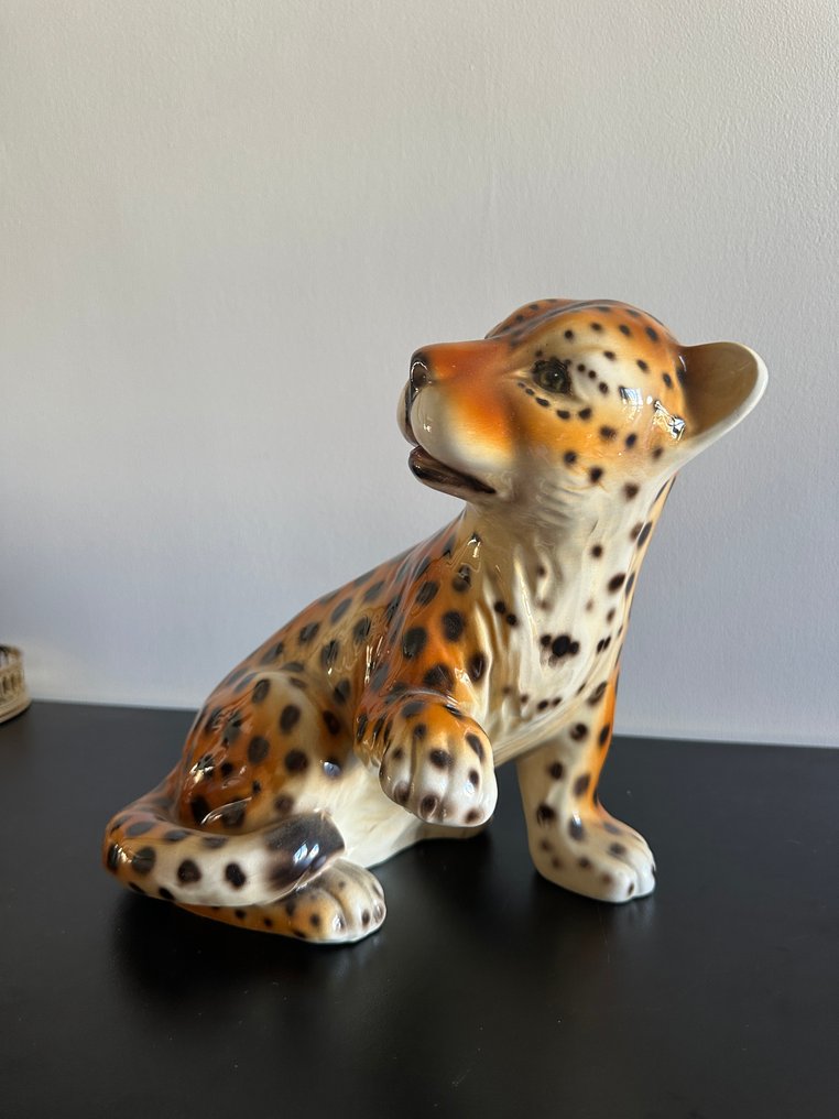 Bassano del Grappa - Αγαλματίδιο - Ghepardo - Κεραμικό #1.0