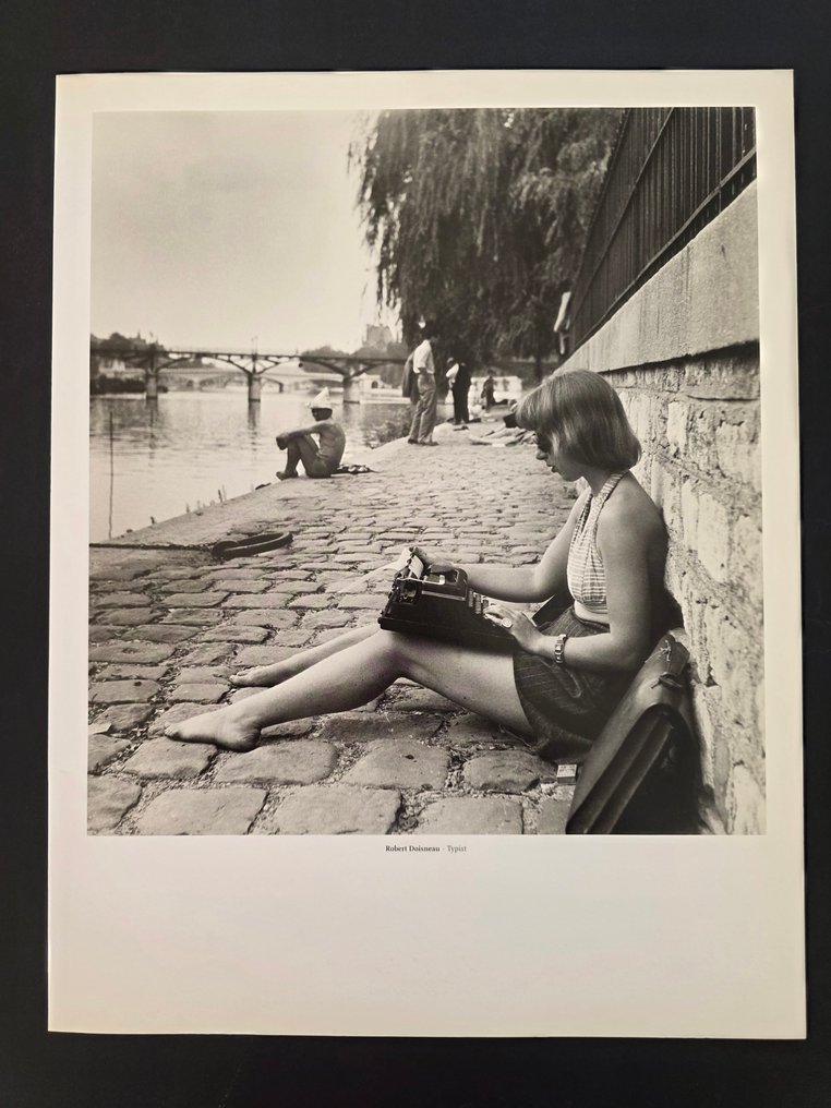Robert Doisneau (1912–1994) - Typist, Square du Vert Galant, Paris, 1947 #1.0