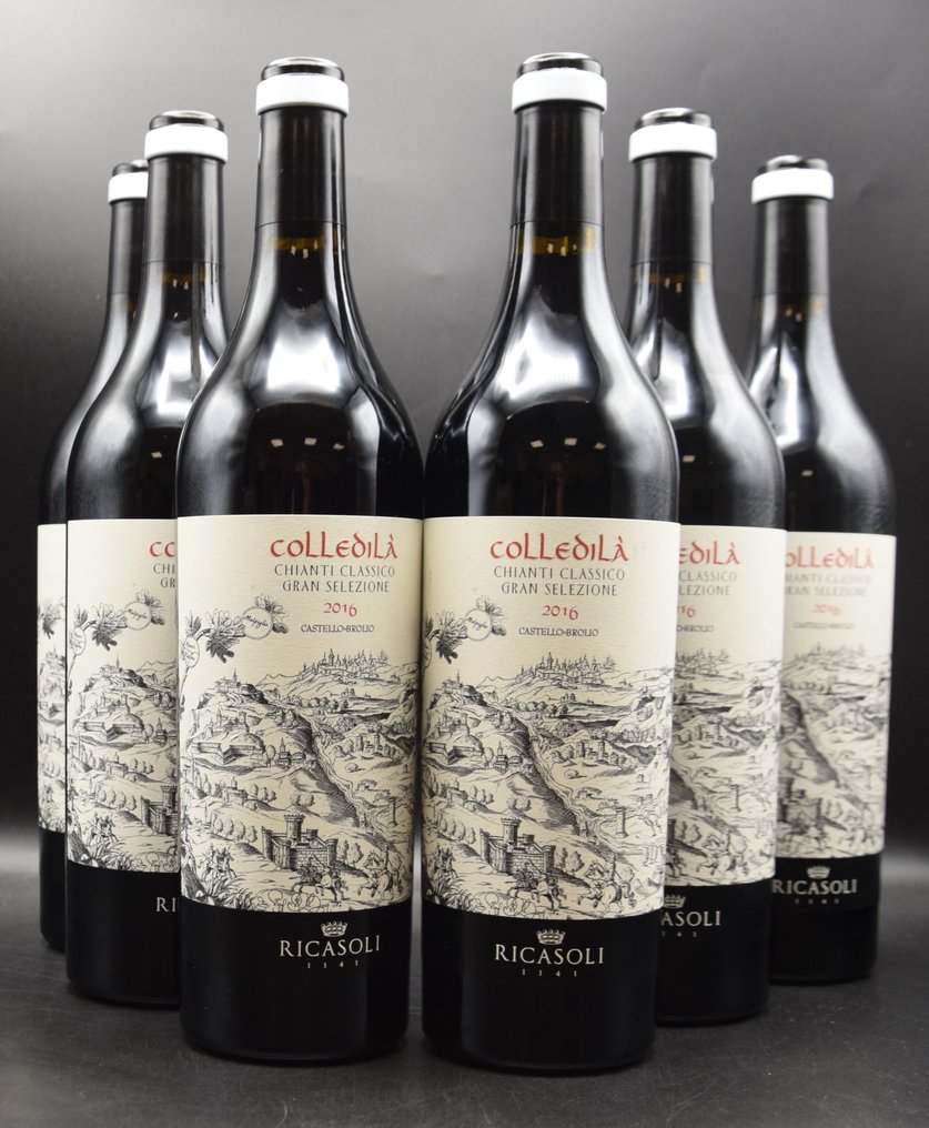 2016 Ricasoli, "Colledilà" Gran Selezione - Chianti Classico DOCG - 6 Bottles (0.75L) #1.0
