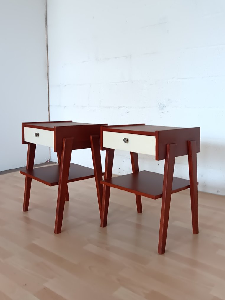 Nightstand (2) - Burr walnut #1.0