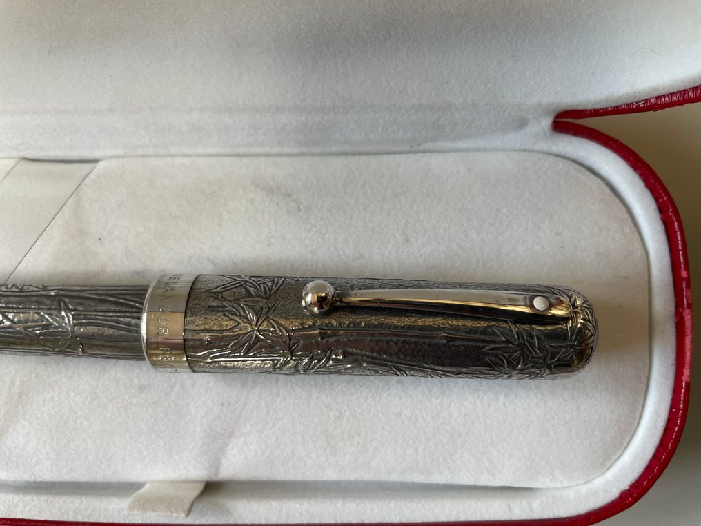 Sheaffer - Sheaffer Asia Series "Royal Selangor" Bamboo Pewter 18k Fountain Pen - Wieczne pióro #3.2