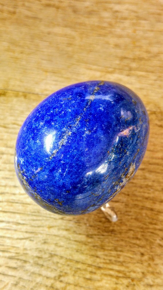 Μπλε Λαπης Λαζούλι Αυγό - Ύψος: 70 mm - Πλάτος: 50 mm- 292 g #4.3