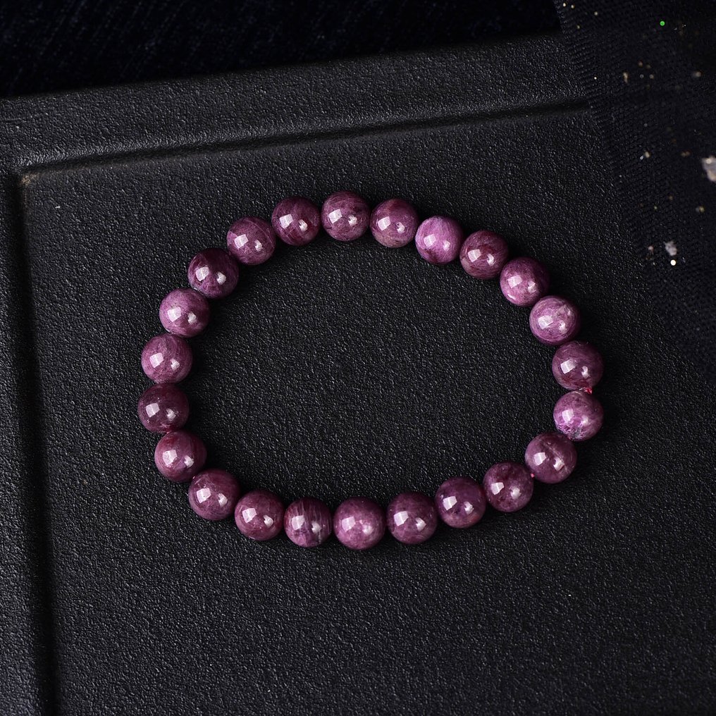 无保留 - ALGT 认证 - 天然红宝石手链 令人瞩目的色彩强度,直接来自大地- 24.45 g #3.2