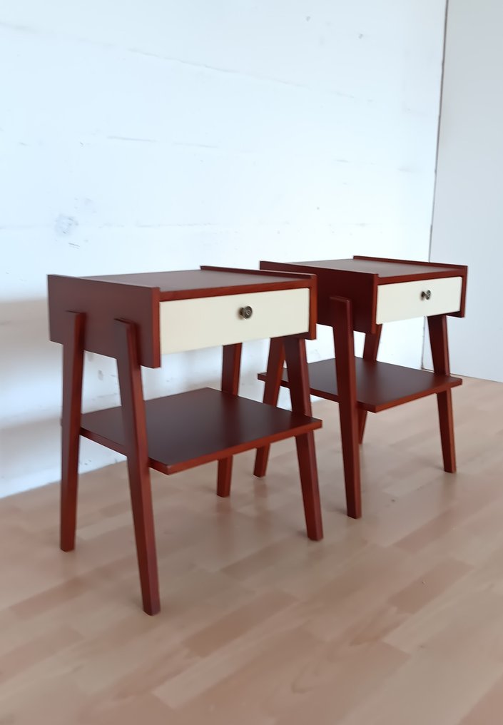 Nightstand (2) - Burr walnut #1.0